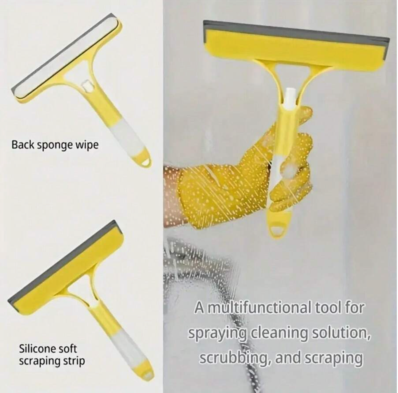 ClearSwipe 3 in 1 Window Cleaning Squeegee